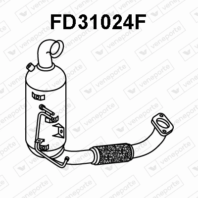 Soot/Particulate Filter, exhaust system (FD31024F)