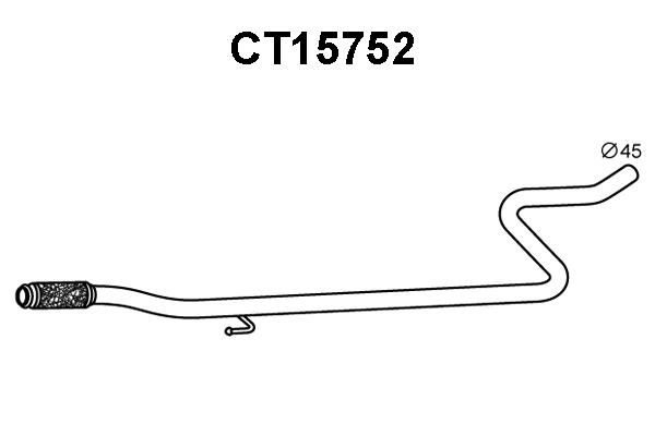 Exhaust Pipe (CT15752)