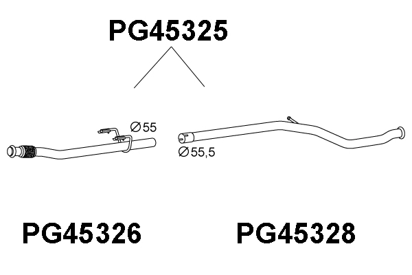 Exhaust Pipe (PG45325)