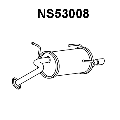Rear Muffler (NS53008)
