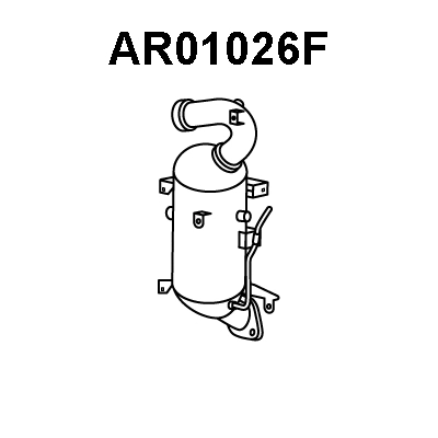 Soot/Particulate Filter, exhaust system (AR01026F)