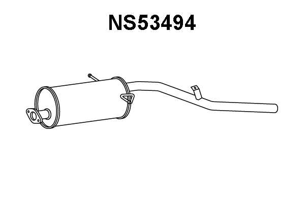 Rear Muffler (NS53494)