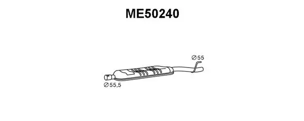 Front Muffler (ME50240)