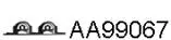 Bracket, muffler (AA99067)