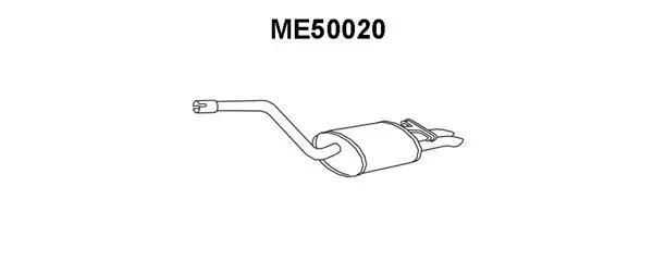 Rear Muffler (ME50020)