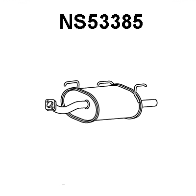 Rear Muffler (NS53385)