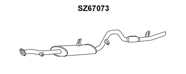 Rear Muffler (SZ67073)