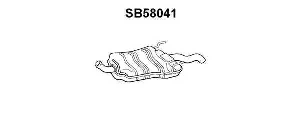 Rear Muffler (SB58041)