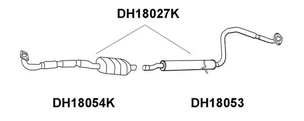 Front Muffler (DH18053)