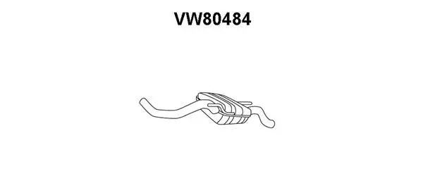 Rear Muffler (VW80484)