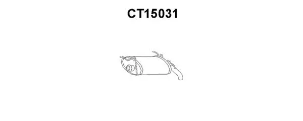 Rear Muffler (CT15031)