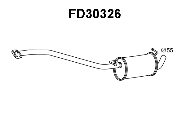 Rear Muffler (FD30326)