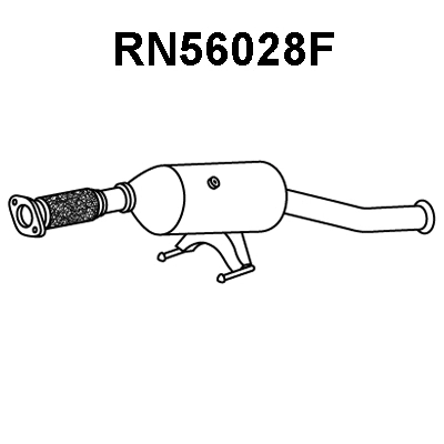 Soot/Particulate Filter, exhaust system (RN56028F)
