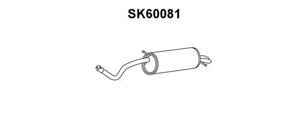 Rear Muffler (SK60081)