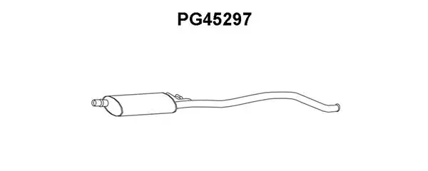 Centre Muffler (PG45297)