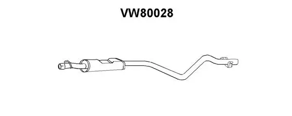 Front Muffler (VW80028)