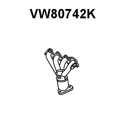 Manifold Catalytic Converter (VW80742K)