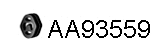 Rubber Strip, exhaust system (AA93559)