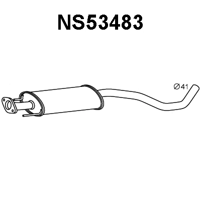 Front Muffler (NS53483)
