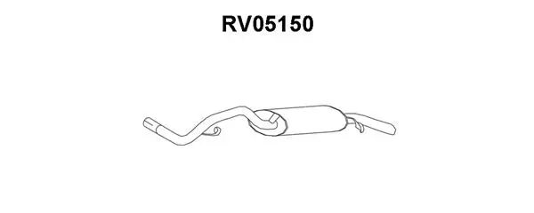 Rear Muffler (RV05150)
