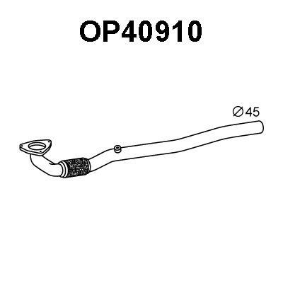 Exhaust Pipe (OP40910)