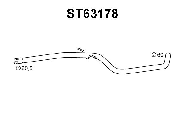 Exhaust Pipe (ST63178)
