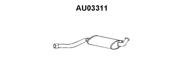Centre Muffler (AU03311)