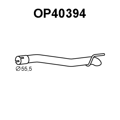 Exhaust Pipe (OP40394)