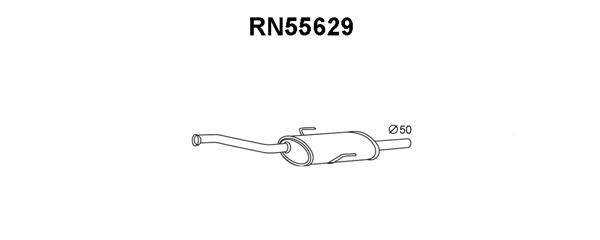 Front Muffler (RN55629)