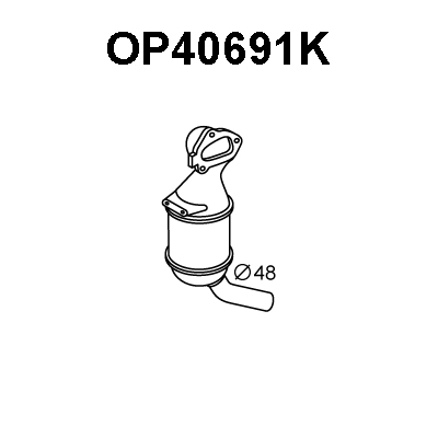 Catalytic Converter (OP40691K)