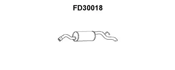Rear Muffler (FD30018)