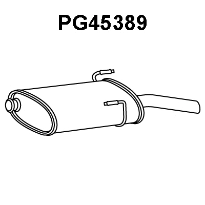 Rear Muffler (PG45389)