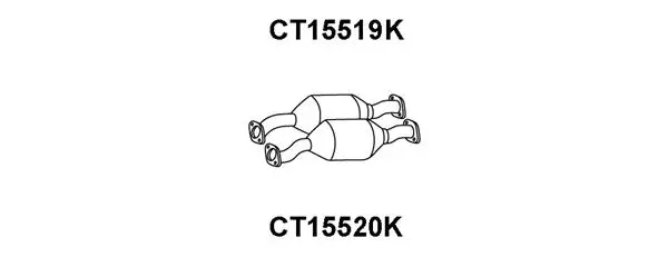 Catalytic Converter (CT15519K)