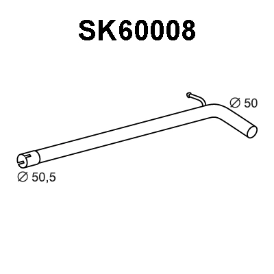 Exhaust Pipe (SK60008)
