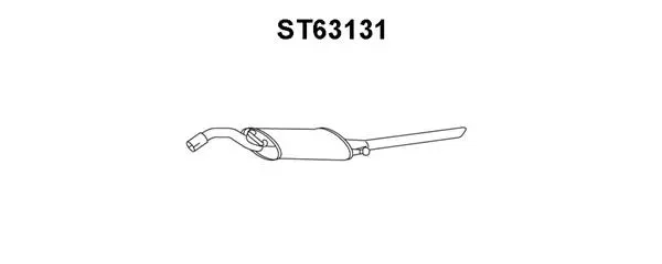 Rear Muffler (ST63131)