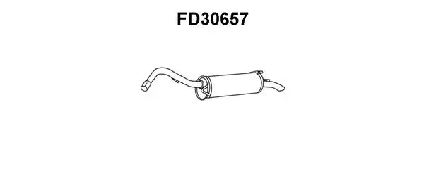 Rear Muffler (FD30657)