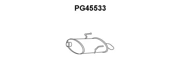 Rear Muffler (PG45533)