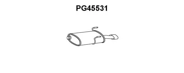 Rear Muffler (PG45531)