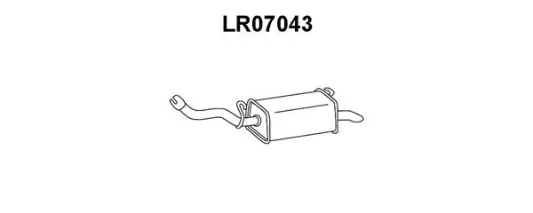 Rear Muffler (LR07043)