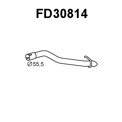 Exhaust Pipe (FD30814)
