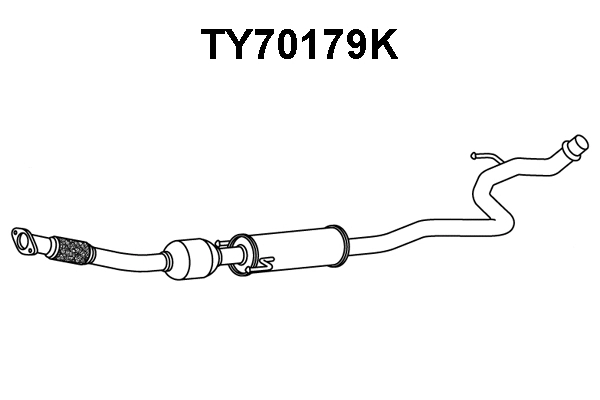 Catalytic Converter (TY70179K)