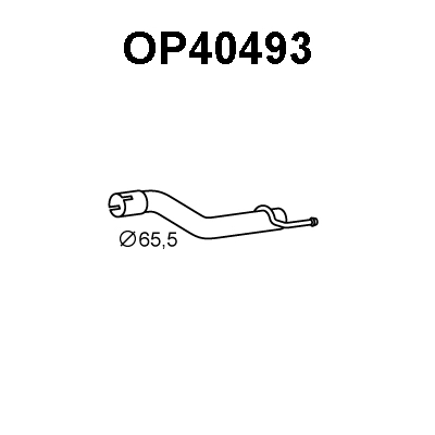 Exhaust Pipe (OP40493)