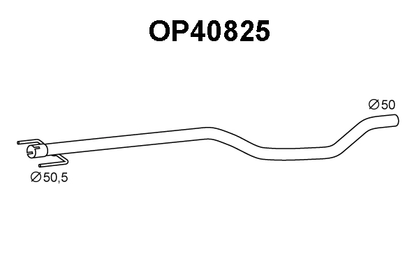 Exhaust Pipe (OP40825)