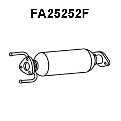 Soot/Particulate Filter, exhaust system (FA25252F)