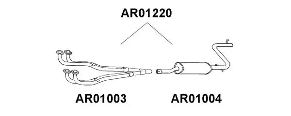 Exhaust Pipe (AR01220)