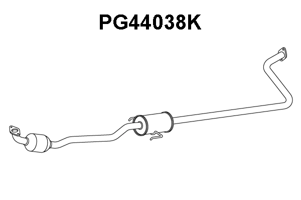 Catalytic Converter (PG44038K)