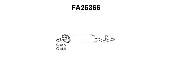 Rear Muffler (FA25366)