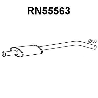 Front Muffler (RN55563)