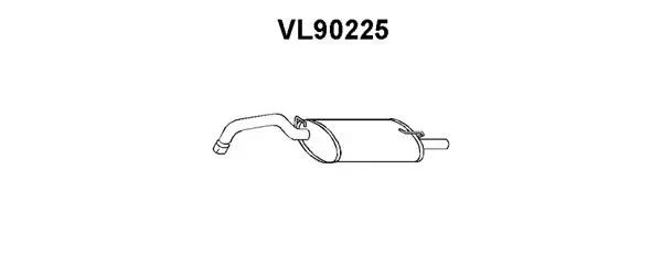 Rear Muffler (VL90225)