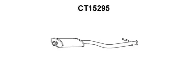 Front Muffler (CT15295)